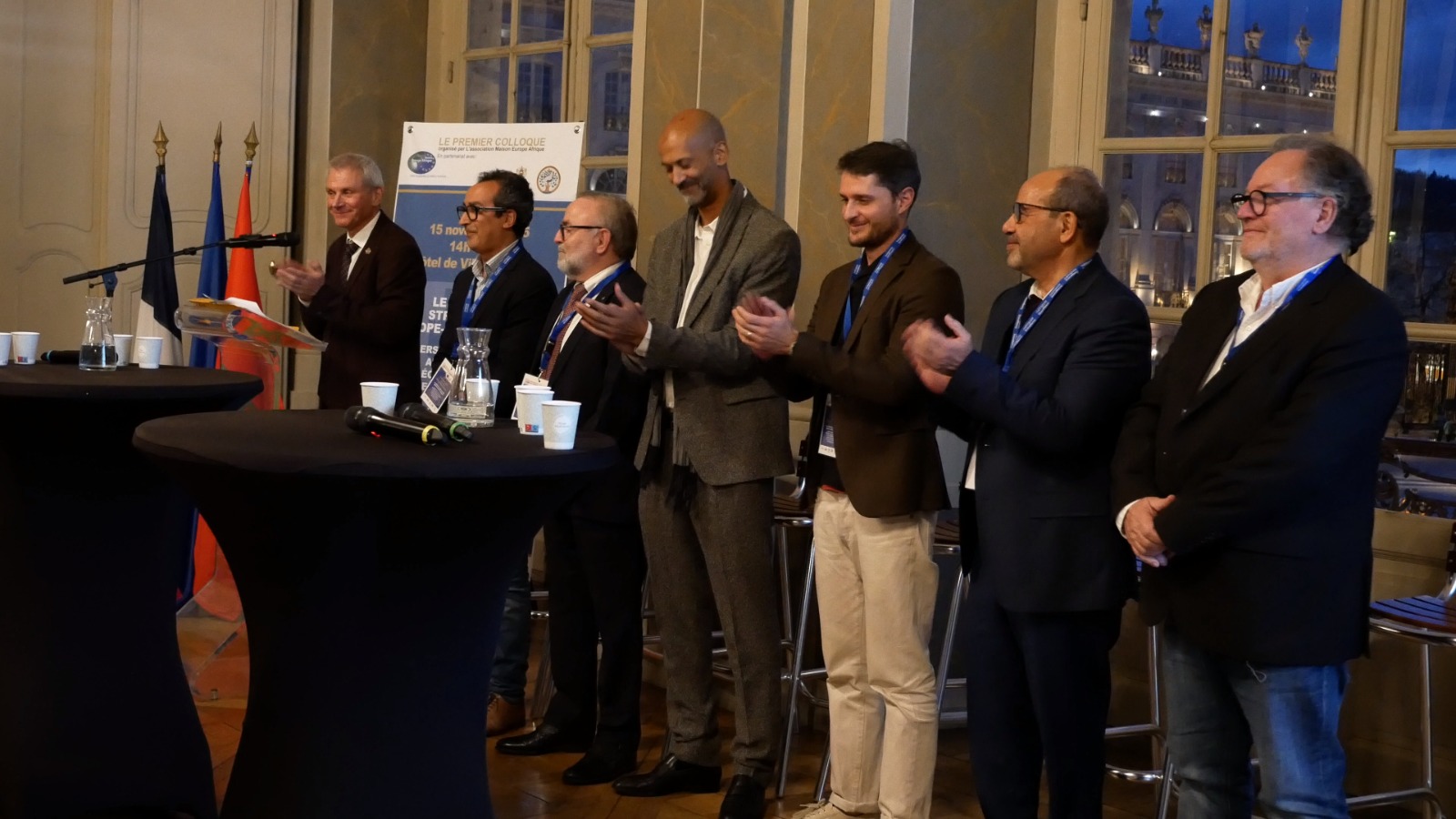 Membres du bureau de la Maison Europe Afrique lors du colloque